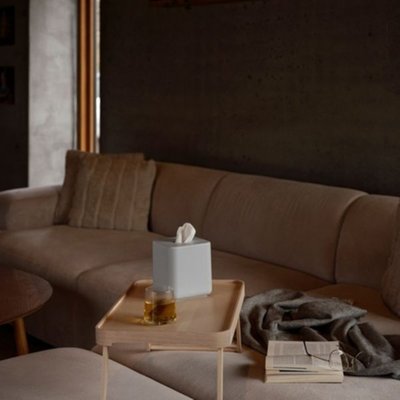 UME Tissue Box Square - Soft Grey