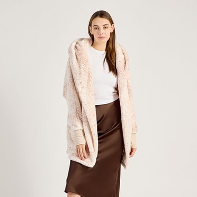 Unisex Lounger Lite - Ivory Leopard