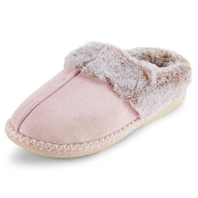 Women's Microsuede Indoor/Outdoor Slippers - Pink