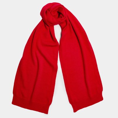 Cashmere Scarf - Cranberry