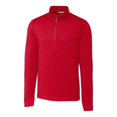 Advantage Half Zip Mock - Cardinal Red