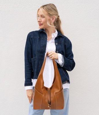 Emily Hobo Handbag - Tan