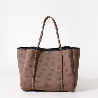 Tote with Pouch - Mocha