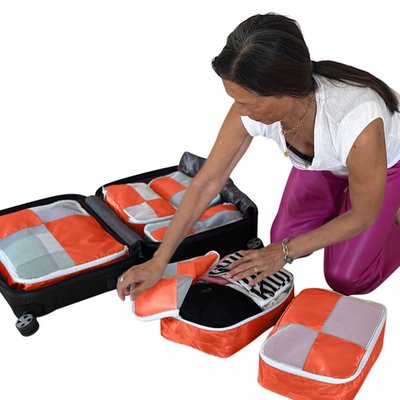 Packing Cubes (Set of 6) - Orange