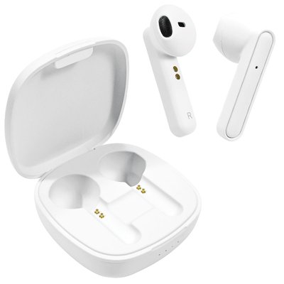 Wireless Earbuds & Charging Case - White