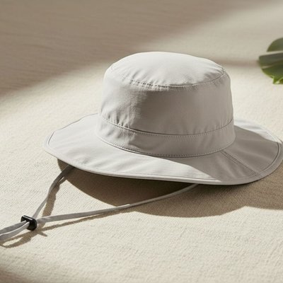 Ice Pack Cooling Sun Hat - Light Gray