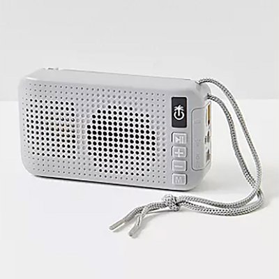 Solar Powered Wireless Speaker - Grey