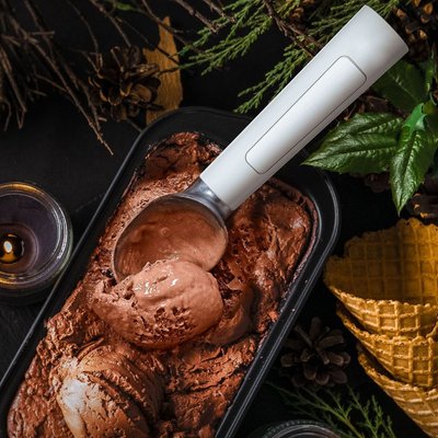 Heated Ice Cream Scoop - Silver