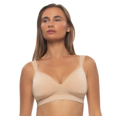 Wirefree Adaptive Cup Bra - Nude