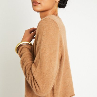 Katharine Cashmere Cardigan - Camel