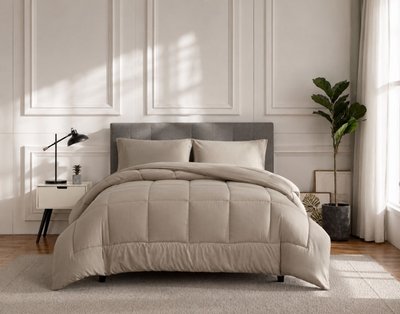 Cooling Down Comforter (3-Piece Set) - Beige