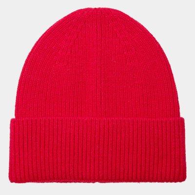 Cashmere Beanie - Cranberry