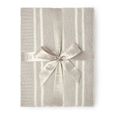 Double Stripe Blanket - Sandstone/Cream