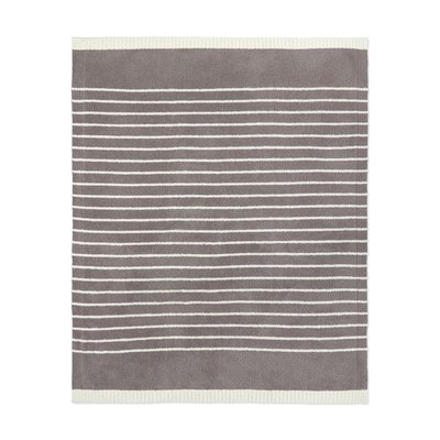 Horizontal Stripe Blanket - Beach Rock/Cream
