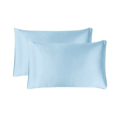 2 Pack Satin Pillowcase - Light Blue