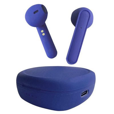 Wireless Earbuds & Charging Case - Royal Blue