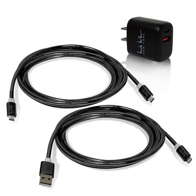 Universal Rapid Charging 3 Piece Bundle - Black