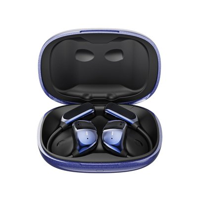 3-in-1 AI Smart Translator Earphones - Cobalt Blue