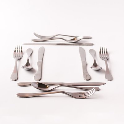 Lite Flatware (48-Piece Set)- Silver Matte