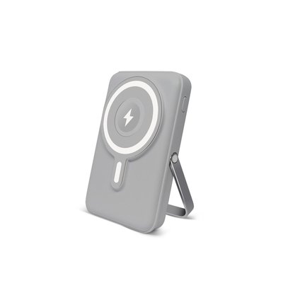 Wireless Charging Battery with Stand - Cool Gray