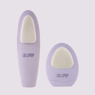 Dual Sided Facial Cleansing Brush (Set of 2) - Plum