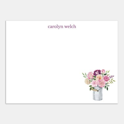 Flat Note Cards - Sweet Blooms