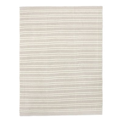 Double Stripe Blanket - Sandstone/Cream