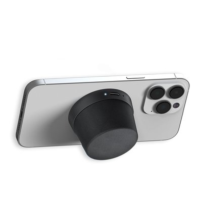 Magnetic Speaker and Phone Stand - Black