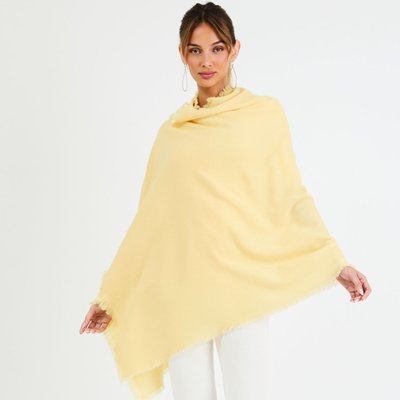Cashmere Wrap Scarf - 8 Color Options - Daffodil