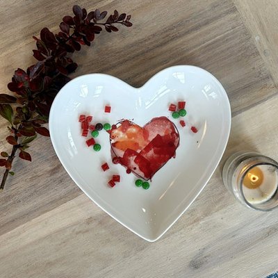 Heart Porcelain Tray - Heart