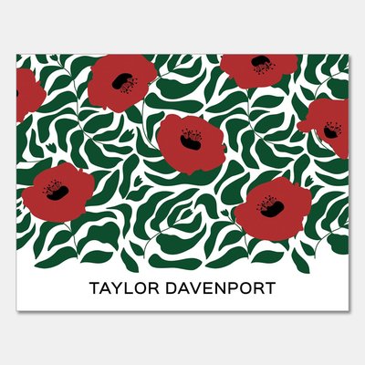 Folded Note Cards - Garden Party