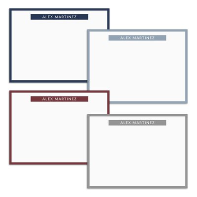 Flat Note Cards - Modern Minimalist