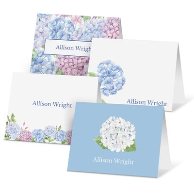 Folded Note Card Collection - Hydrangea Garden