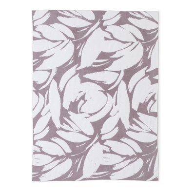 Cozychic Petals Blanket - Deep Taupe/Pearl