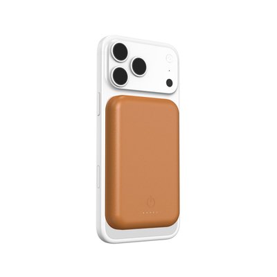 Leather Power Bank - Tan