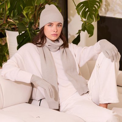 Cashmere Scarf - Fog Gray