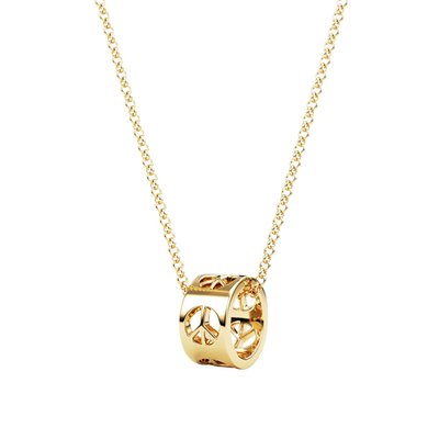 Eternity Necklace - Gold - Peace