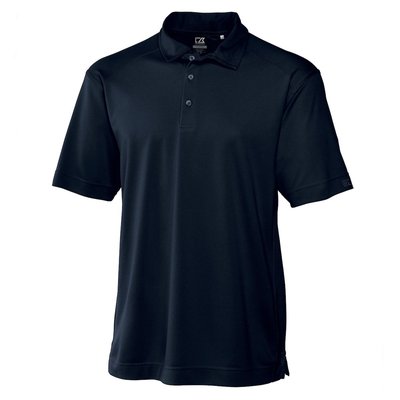 Genre Textured Polo - Navy Blue