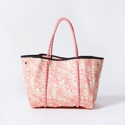 Tote with Pouch - Palm Dreams Pink