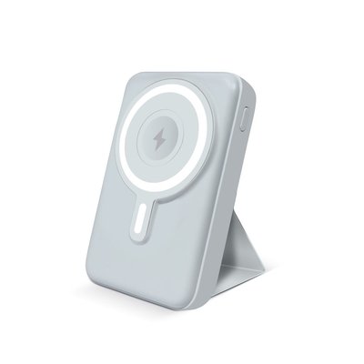Wireless Charging Battery & Stand - Polar White