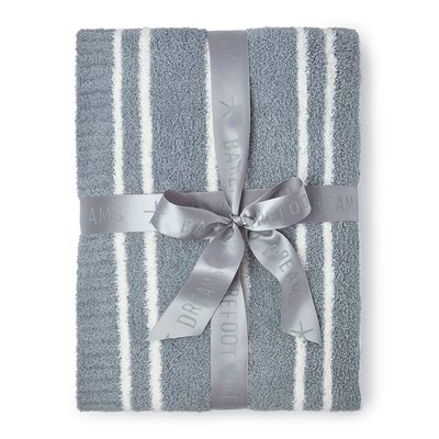 Double Stripe Blanket - Moonbeam/Cream