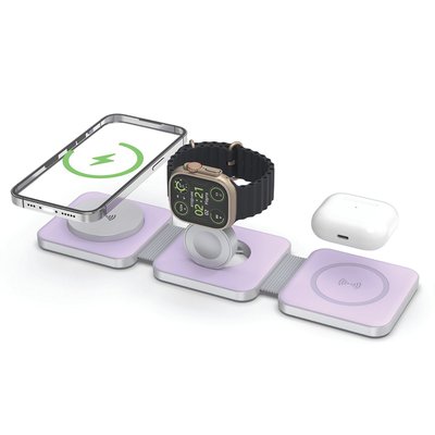 Tri Fold Charging Station - Lavender