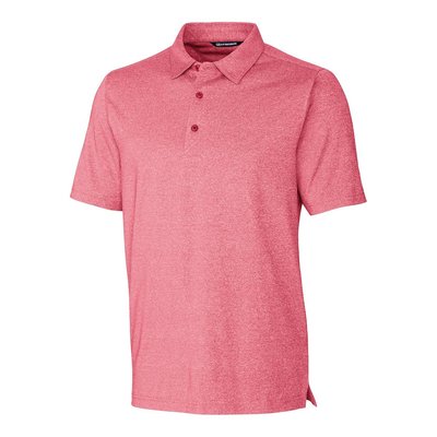 Forge Heathered Stretch Polo - Cardinal Heather