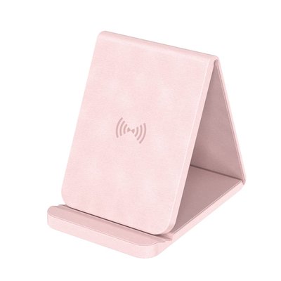 Folding Wireless Charging Stand - Blush Pink