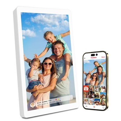 Wireless Digital Picture & Video Frame Tablet - White