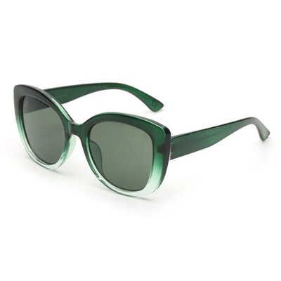 Clementine Sunglasses - Green Gradient