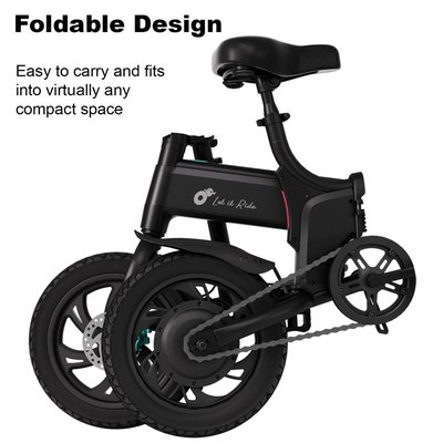 Foldable Electric Bike - Black