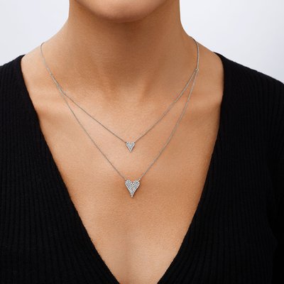 Double Layered Heart Necklace