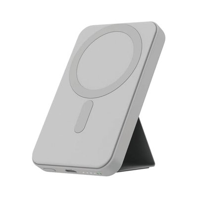Magnetic Wireless Power Bank - 11 Color Options - Grey