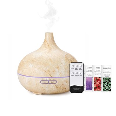 Humidifier/Diffuser & 3 Essential Oils - Sand Stone